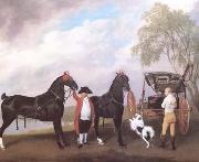 STUBBS, George The Prince of Wales' Phaeton (mk25) oil painting on canvas